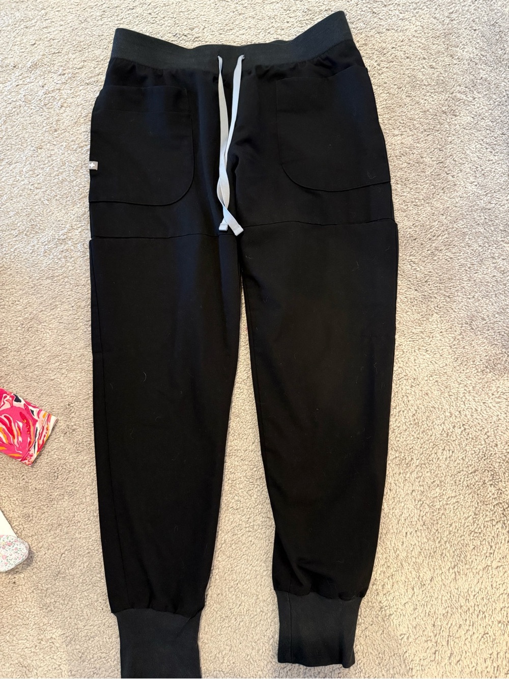 Figs medium black qua joggers